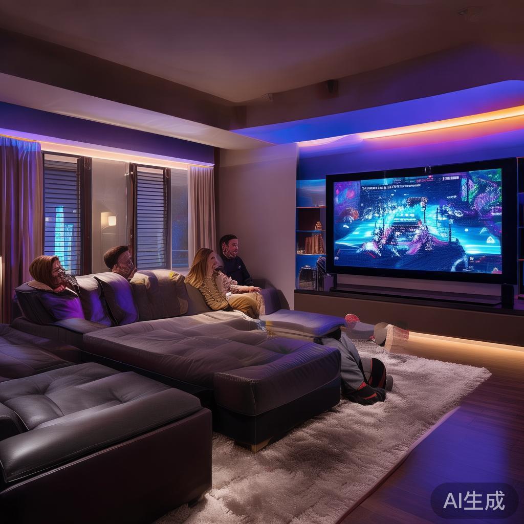 家庭娱乐空间
家庭是体验模拟器的第一选择。一个宽